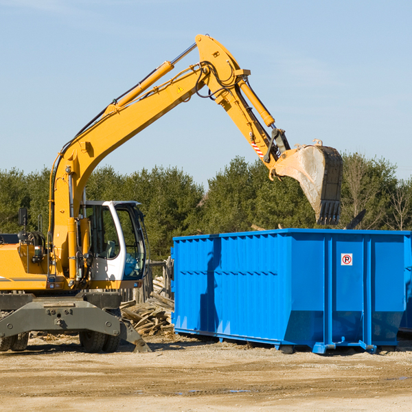 can i choose the location where the residential dumpster will be placed in Knox ND